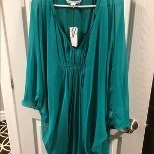 NWT Diane Von Furstenberg Silk Dress Size 12